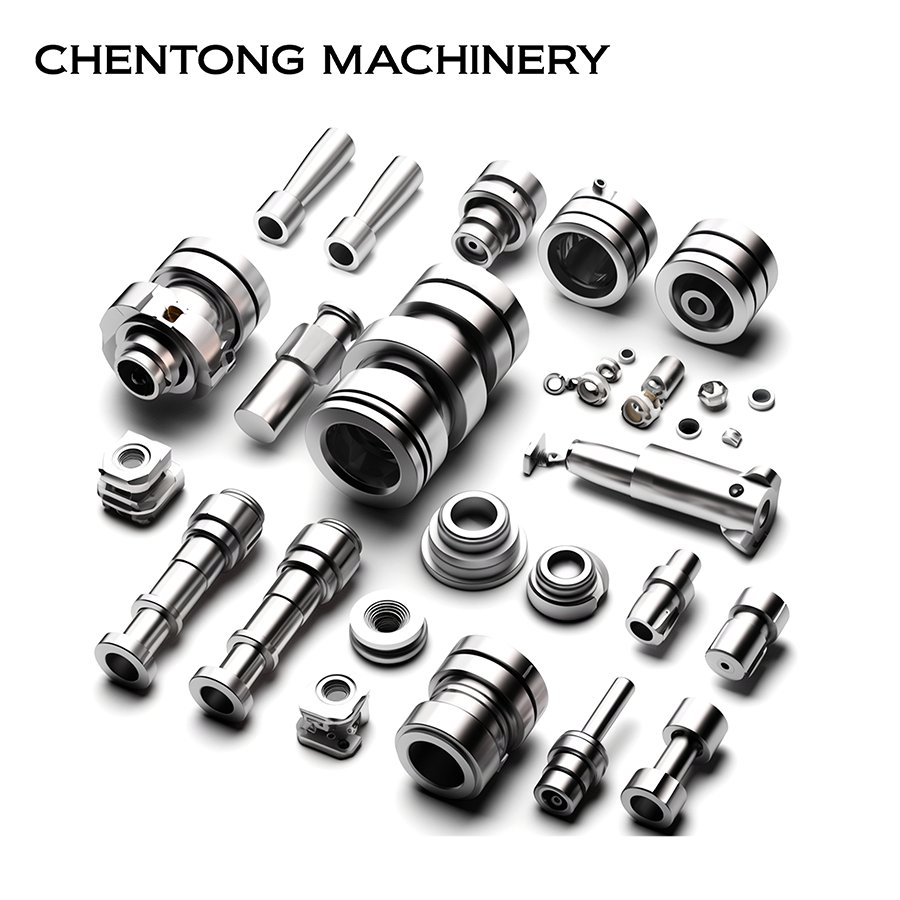 Multi-Axis Machining Parts Aluminum Titanium Alloy CNC Turning Milling Components Custom 3D Machining Services