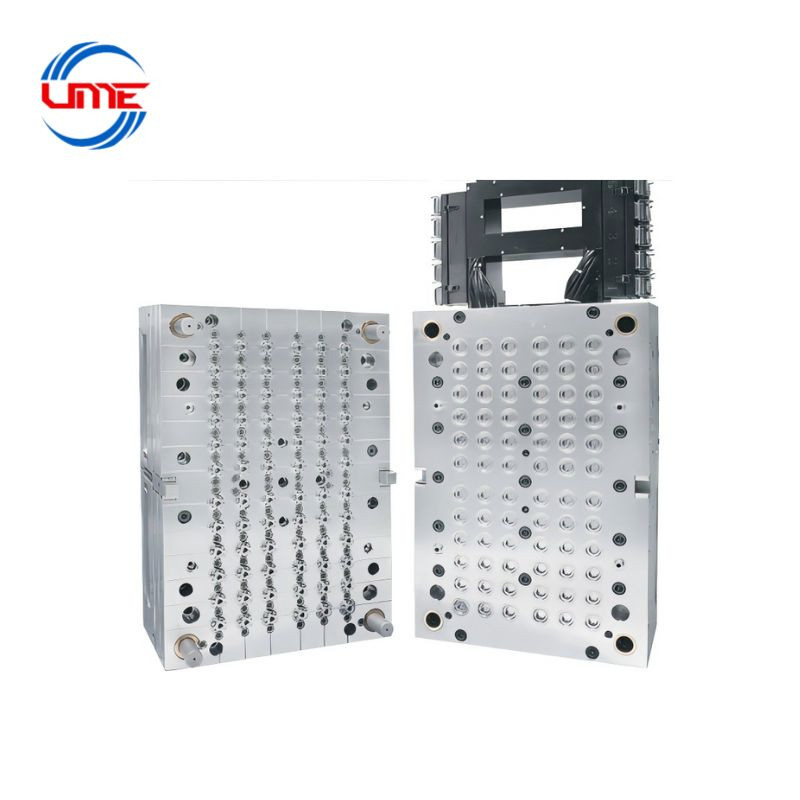 28-130mm 6g-400 Gram 4-72 Cavity 500ml Hot Runner Cosmetics Water Bottle Pet Preform Injection Mould / Wide Mouth Blow Molding Plastic Bottle Preform Mold