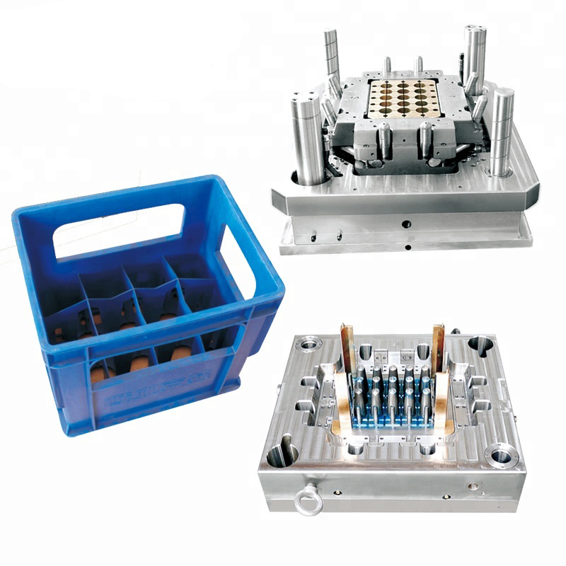 Plastic Cheap Manufacturing Tooling Rapid Prototype Design Service Plastic Injection Molding Bottle Crate Mould Manufacturer