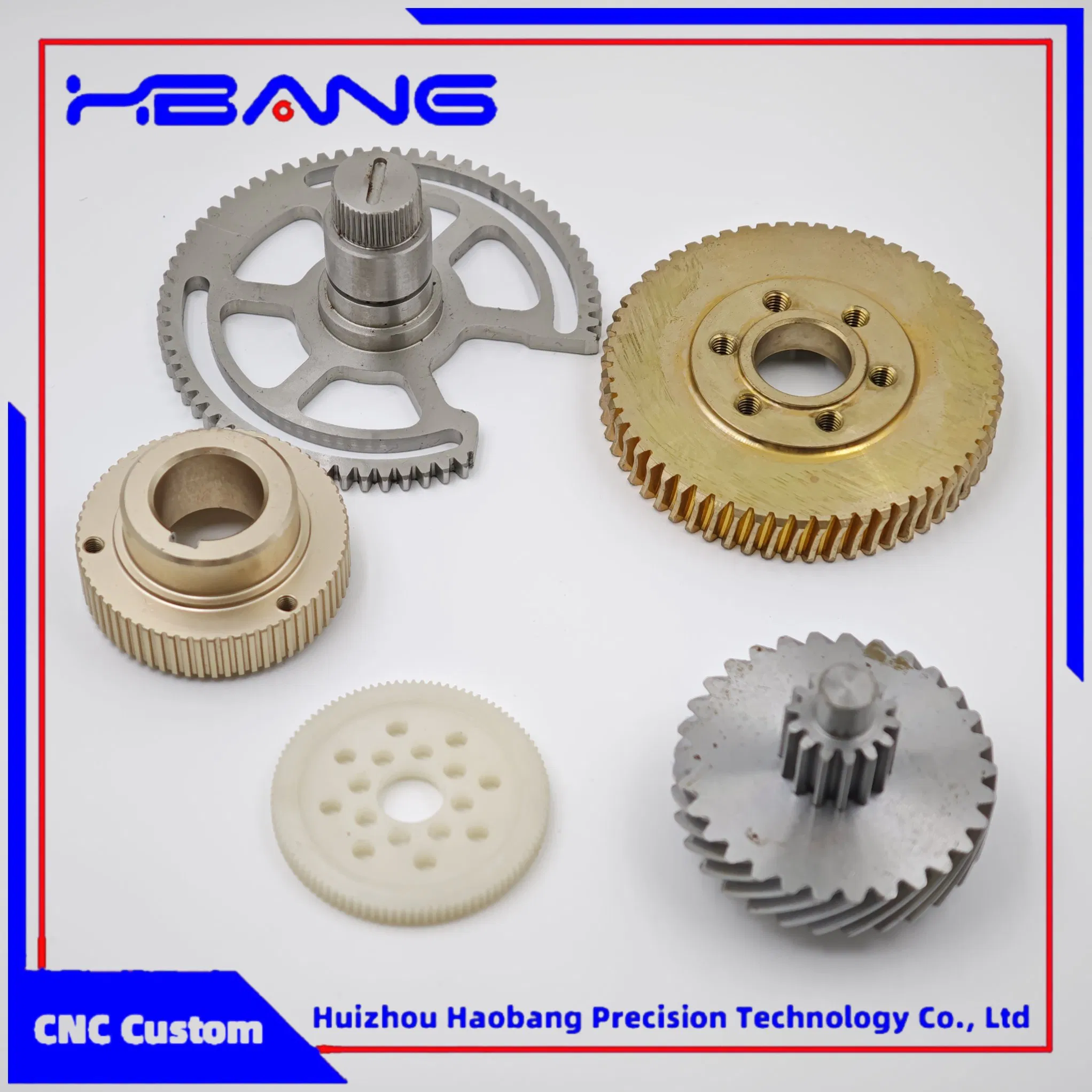 Custom Plastic &amp; Metal Stainless Steel/ Copper/Gears /Aluminum CNC Precision Machining Services