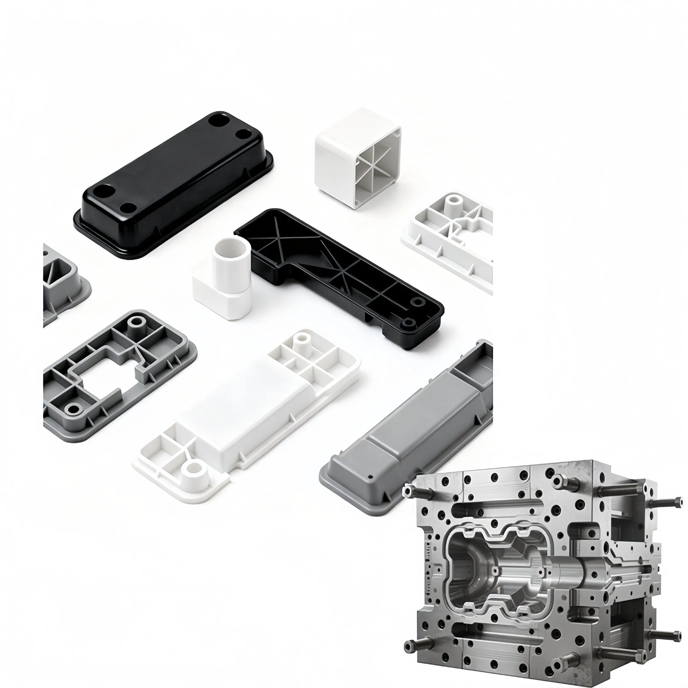 OEM PC PP ABS Rapid Prototype Mould CNC Machined Plastic Mold Injection Mold