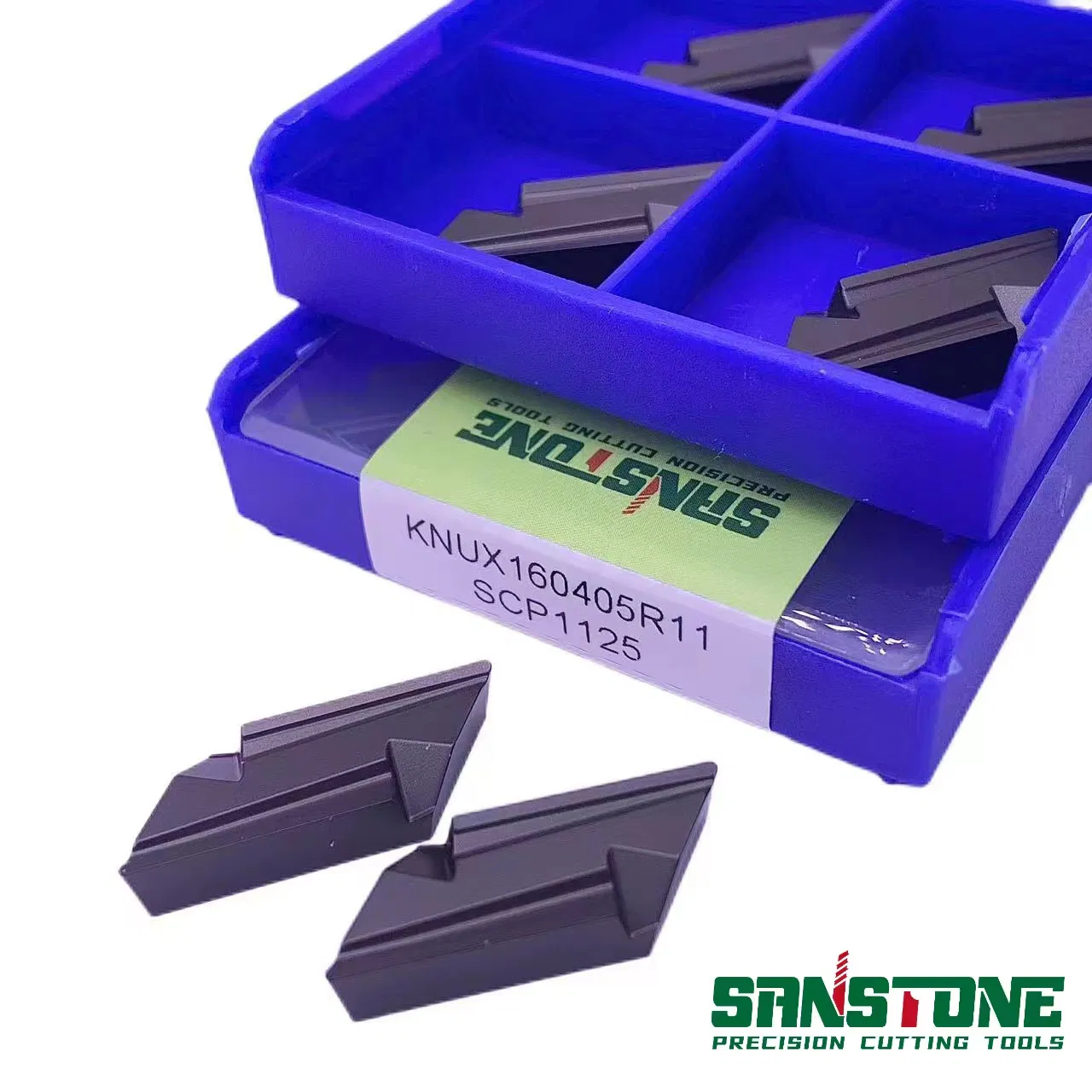 Knux Carbide Inserts Impact Resistant Anti-Chipping Knux160405L11 for CNC Precision Profile Machining