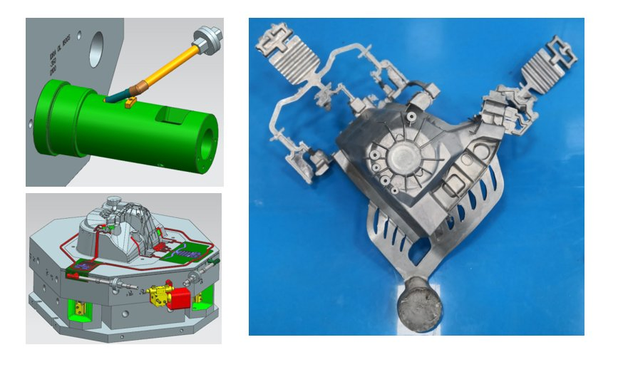 Automobile Shock Tower Shock Absorber (vacuum die casting) Mold for Auto Parts