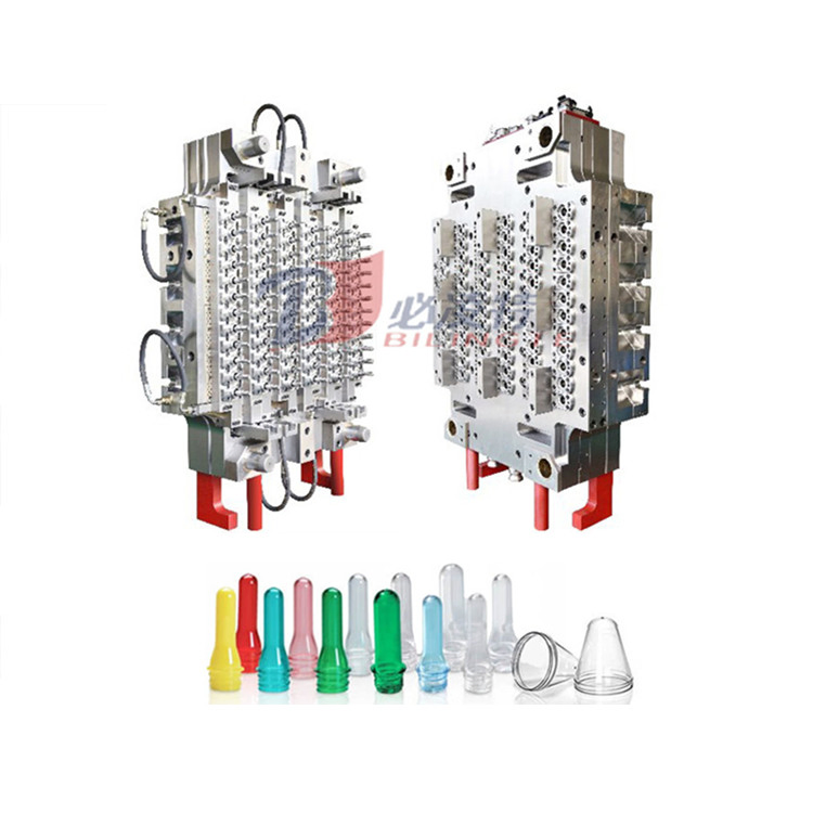 2 Cavity Pet Blow Bottle Mould 1 Lip Cavity Pet Preform Mould Pet Mould Injector Pin Manufacture