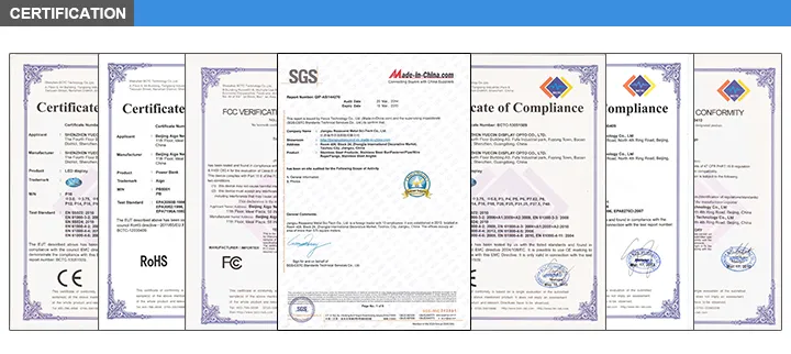 Certification Display