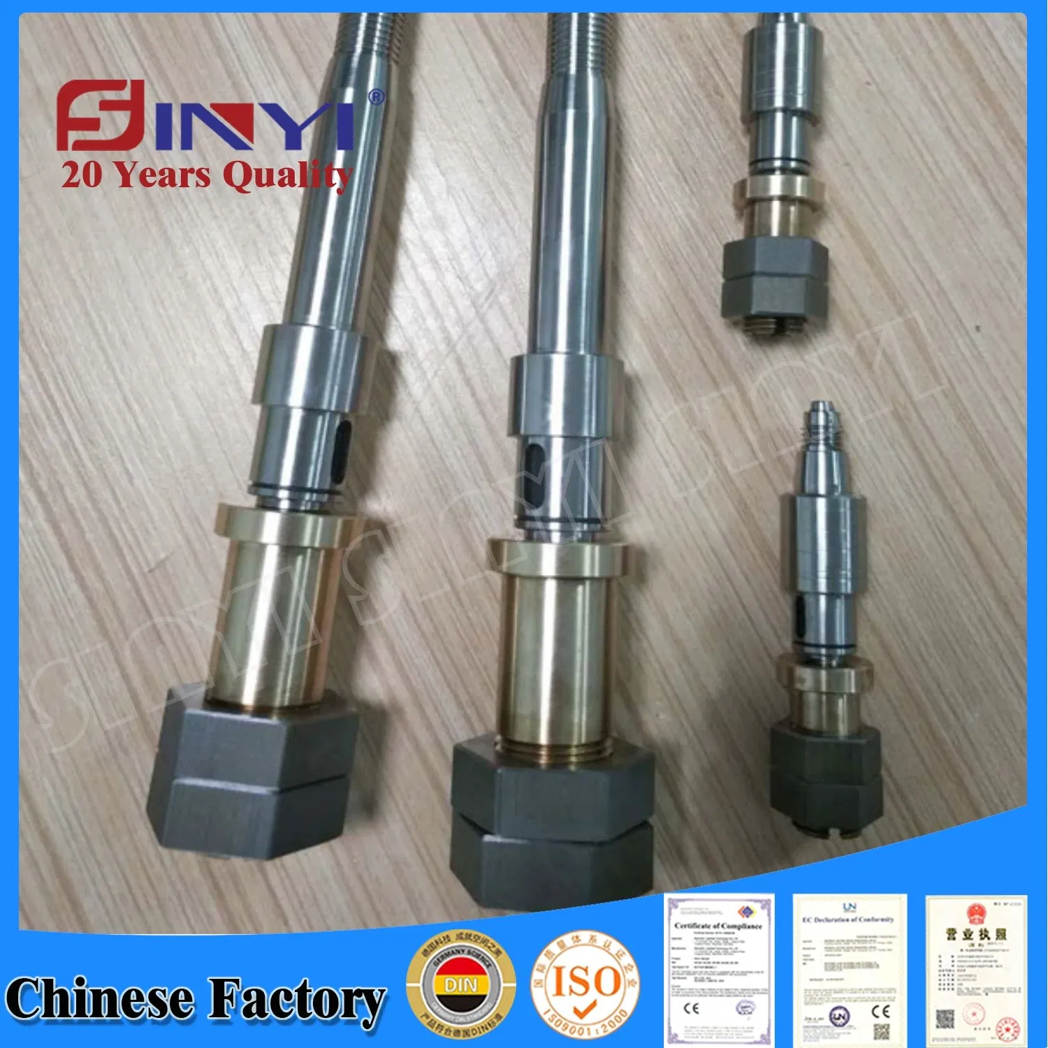 CNC Machined Shaft Wheel Molded-in Blind Threaded Inserts for Plastic, Brass Inserts Screw