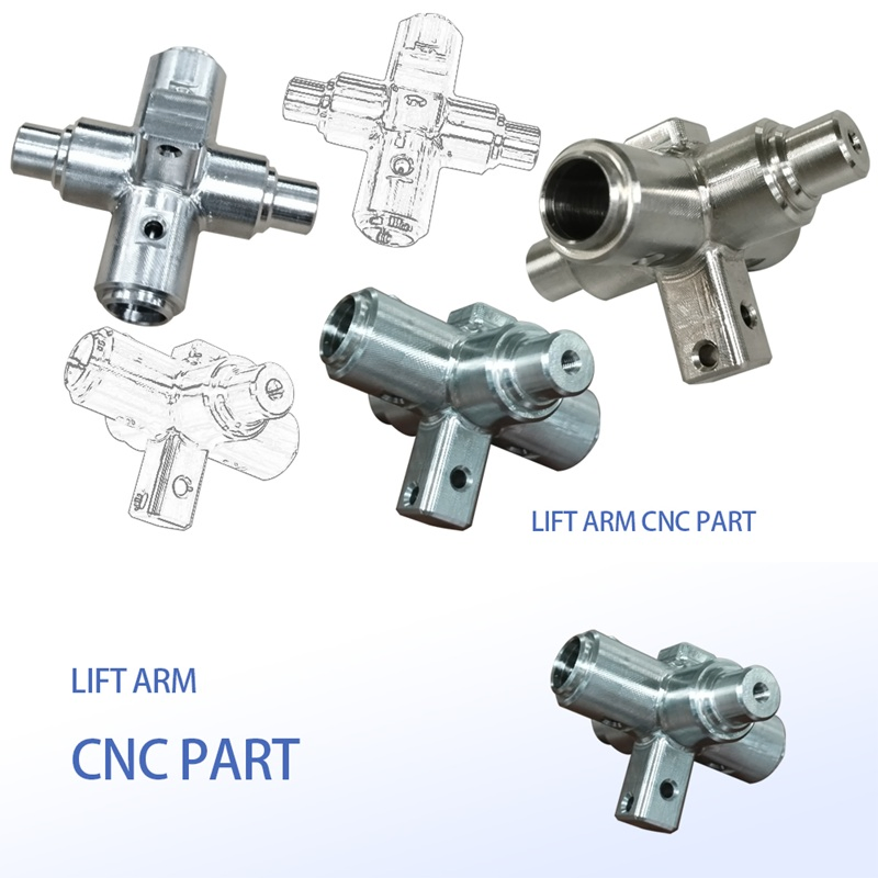 Custom CNC Milling Turning Machining Robotic Arm Component for Automated Factories