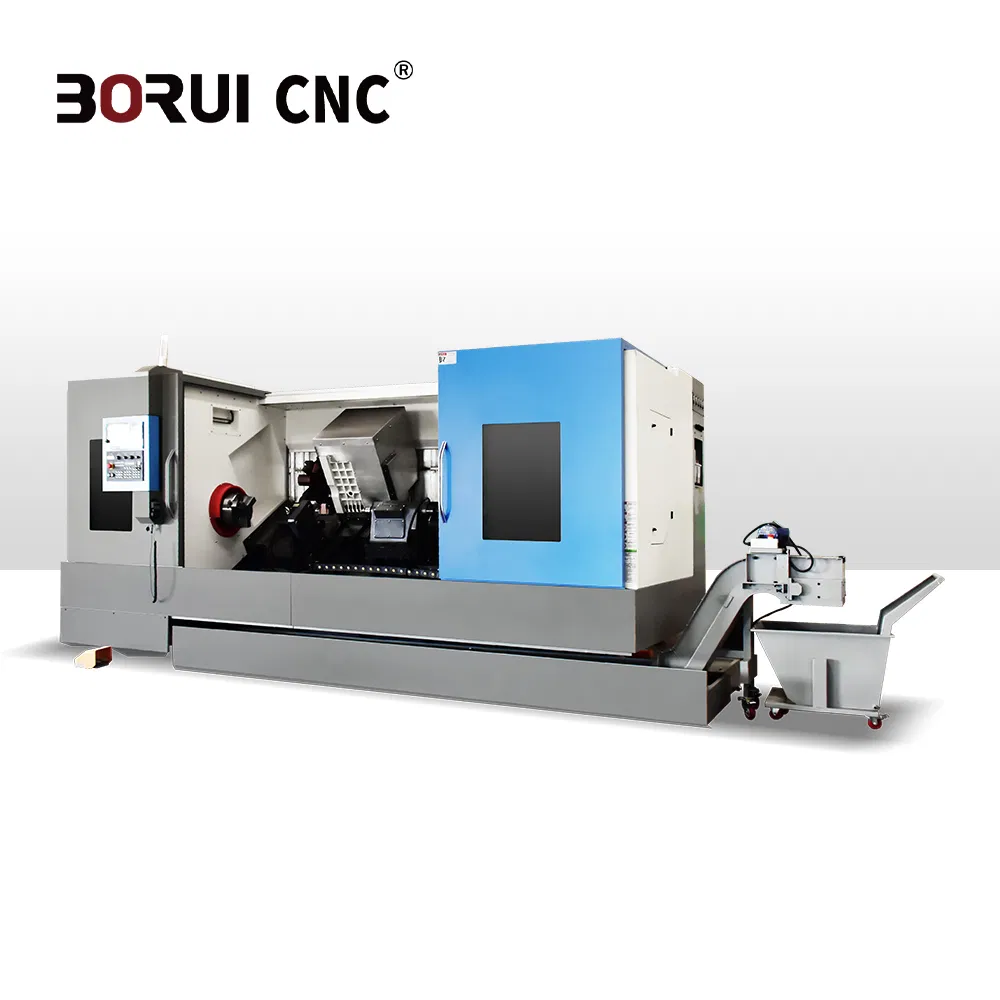 Br85dy Flexible Slant Bed CNC Lathe with Y Axis, Vdi 40 Tool Holders, and 0.2 Second Tool Index Time for High-Mix Low-Volume Production