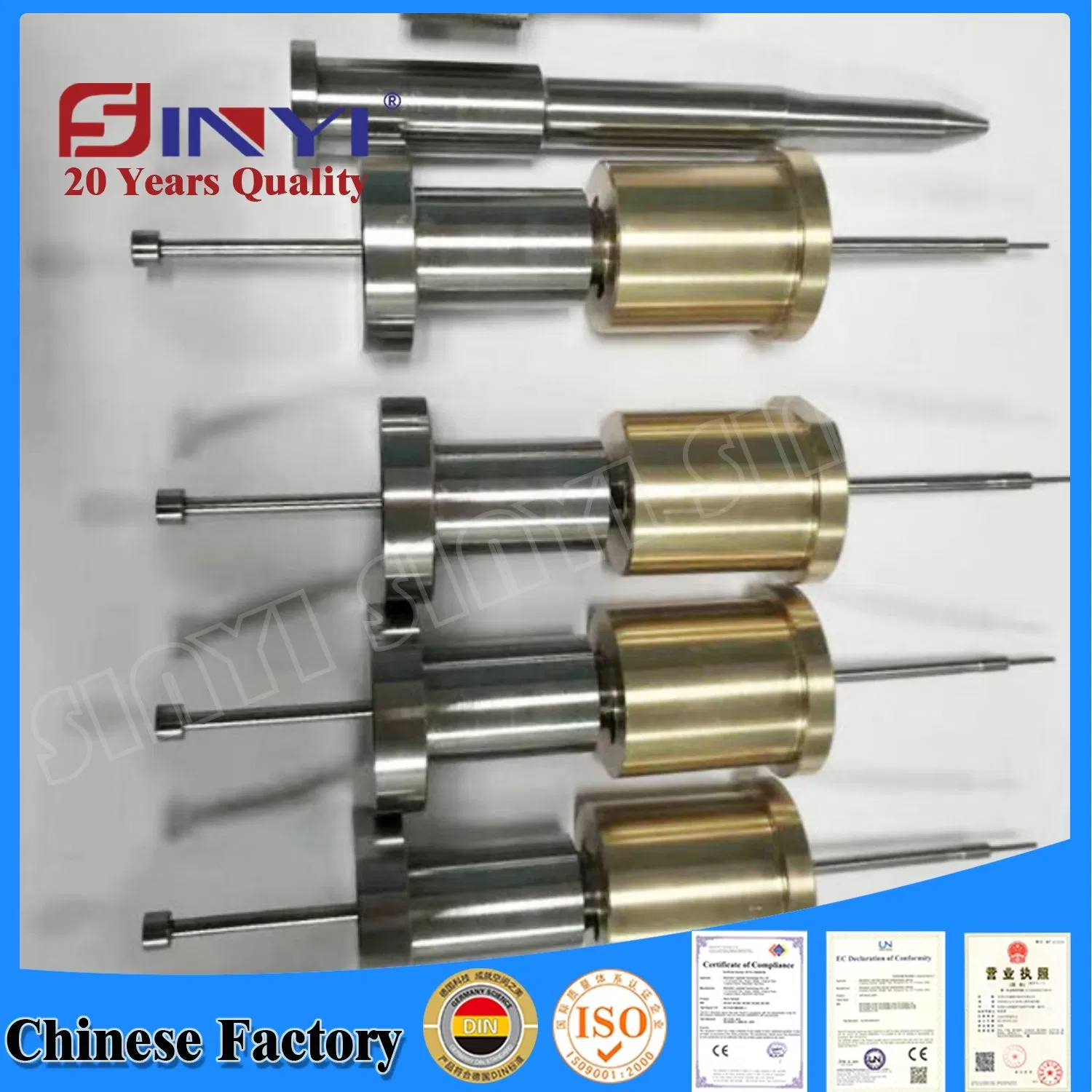 CNC Machined Shaft Wheel Molded-in Blind Threaded Inserts for Plastic, Brass Inserts Screw