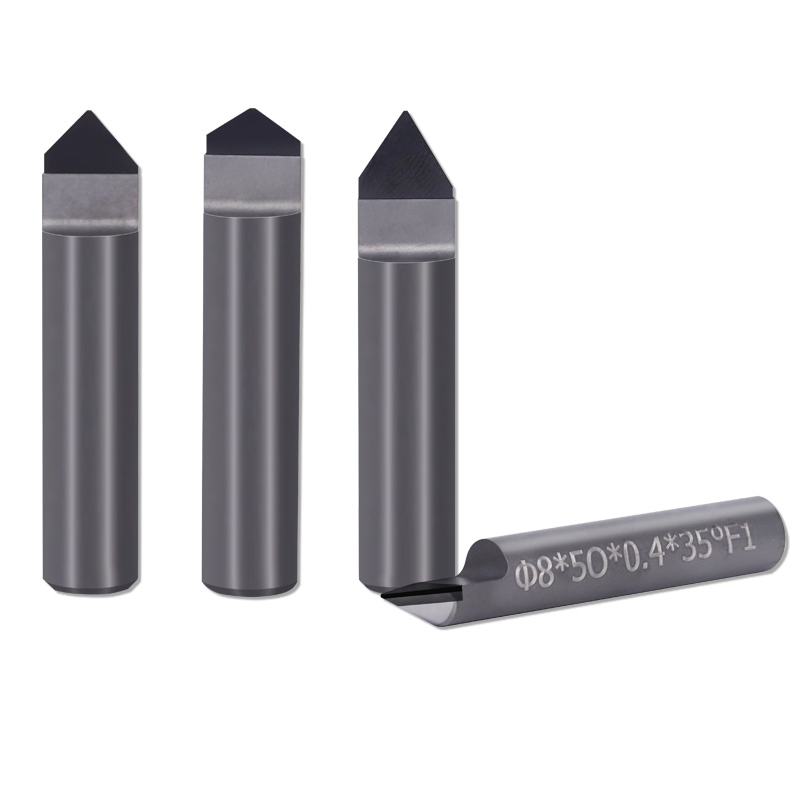 ODM OEM Customized 6mm End Mill PCD Diamond Tools CNC Cutter Hard Granite Marble Stone Cutting Engraving for Granite Marble