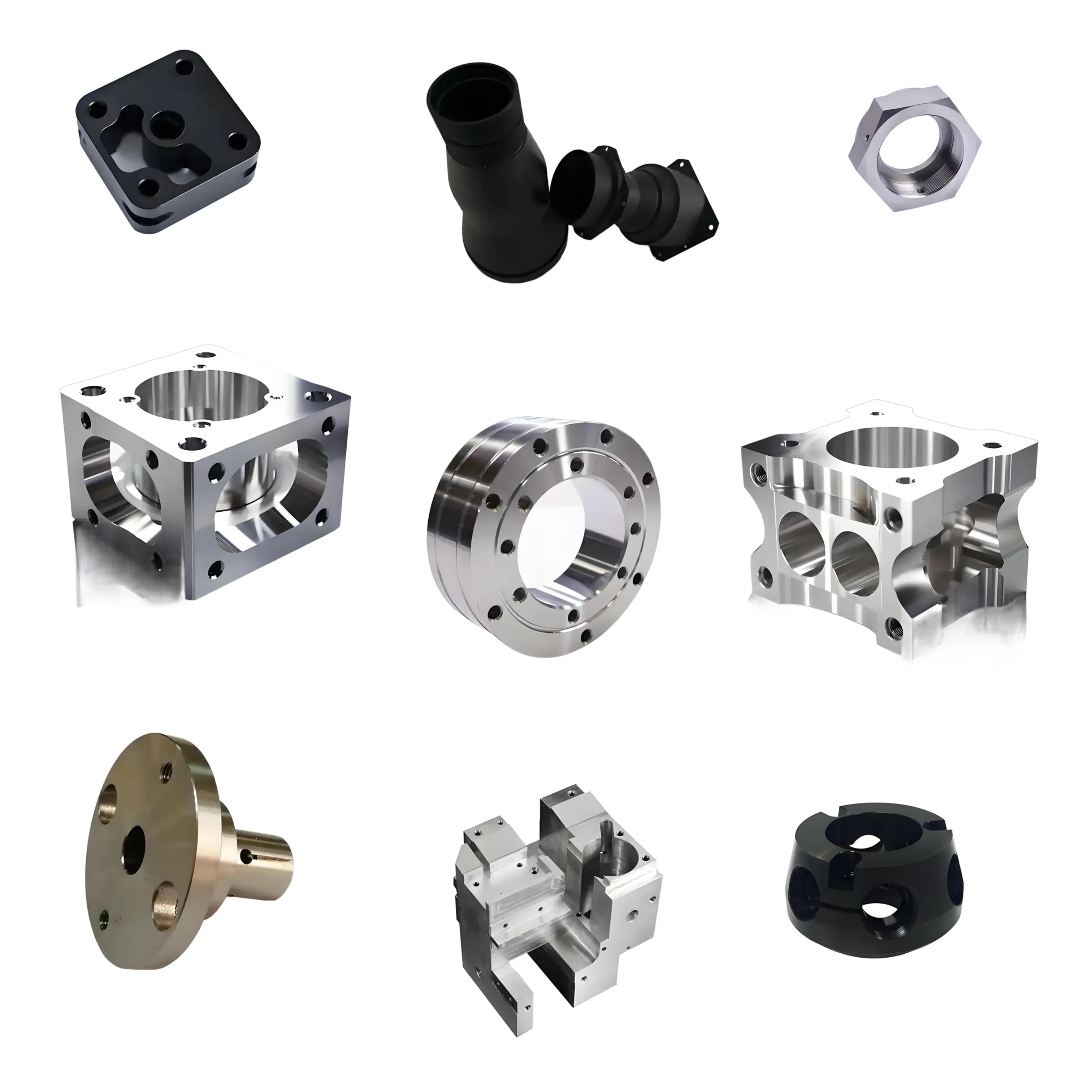 Pièce de fraisage CNC - Service de fabrication de tôles sur mesure disponible pour la réalisation de prototypes en acier inoxydable