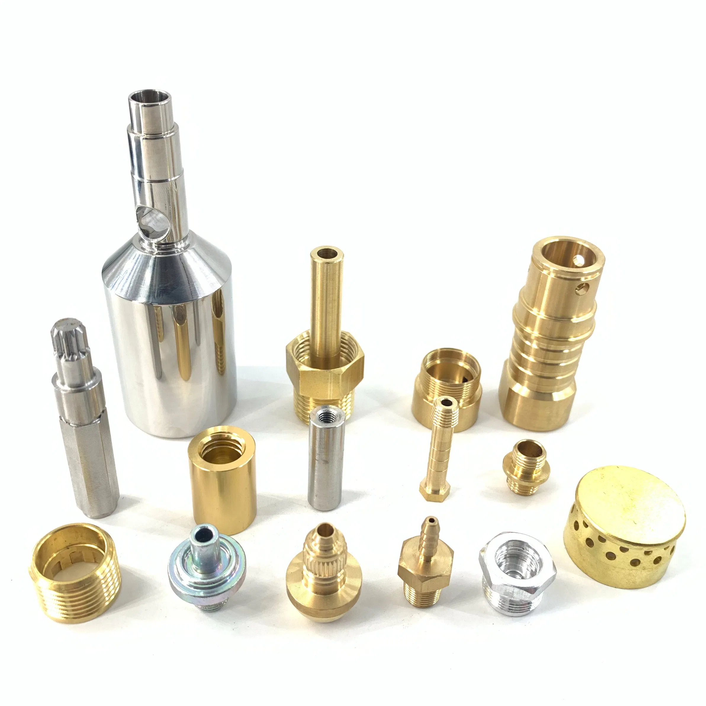 High Precision Customized CNC Machined Machining Aluminum/Ss/ Brass Copper Metal Spare Auto CNC Turning Part for Motor Shaft