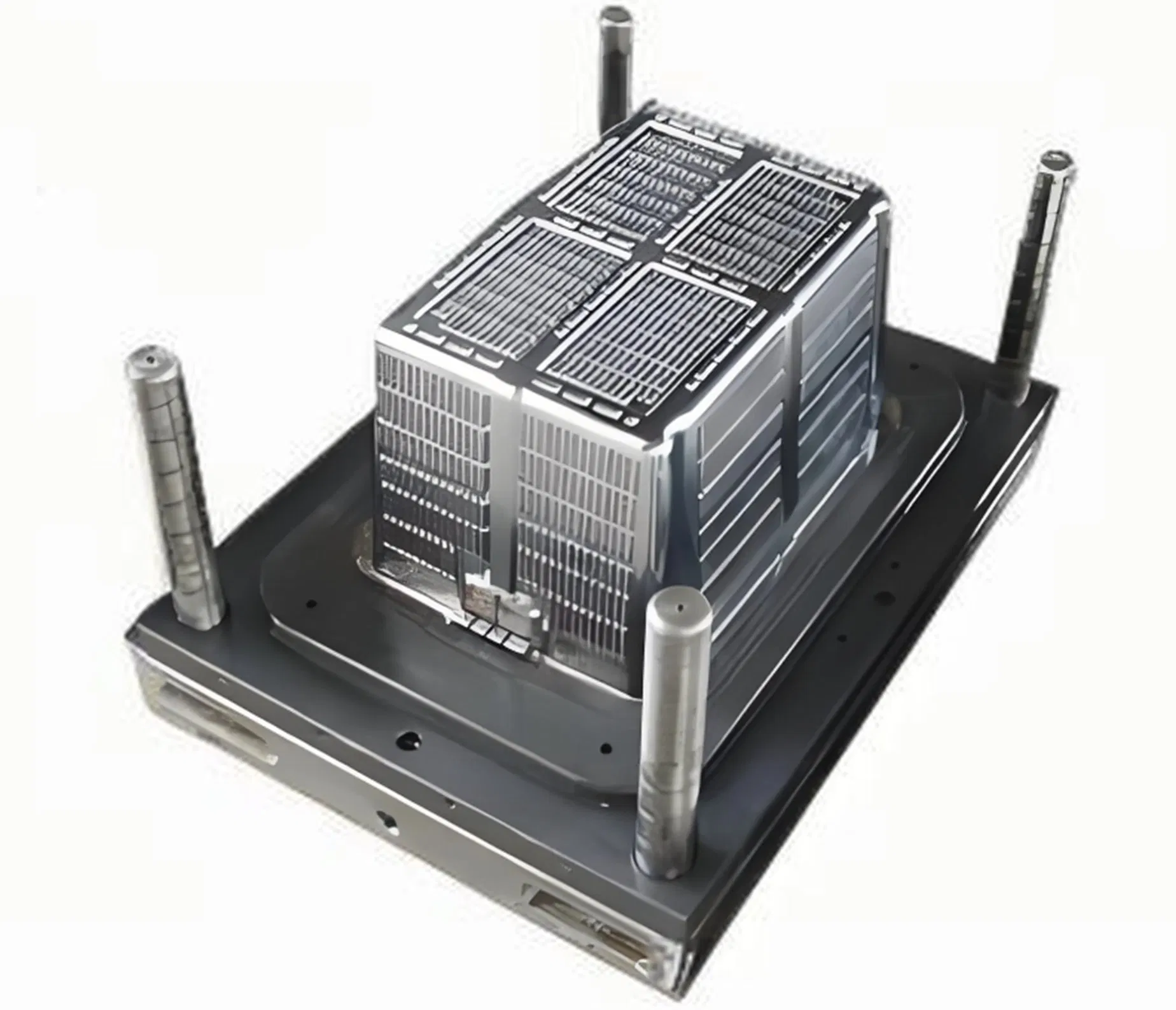 Plastic Injection Mould for Container Box Mould Caja Molde Mould