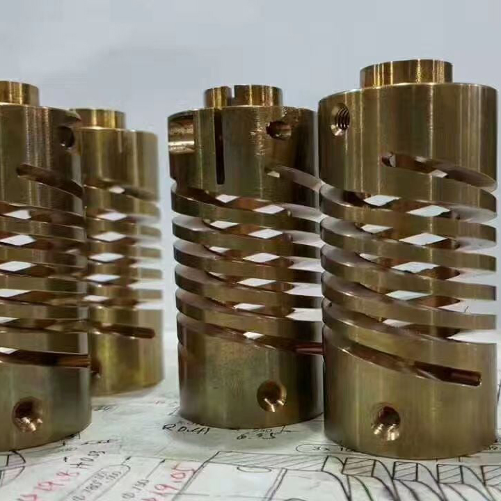 Automatic Lathe CNC Lathe CNC Machining Customized Brass Male Female Threaded Inserts