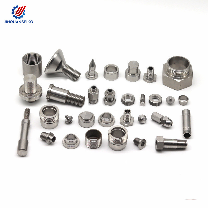 Medical/Industrial Custom CNC High Precision Titanium/Stainless Steel Threaded/Knurled Nut/Screw/Connectors/Inserts