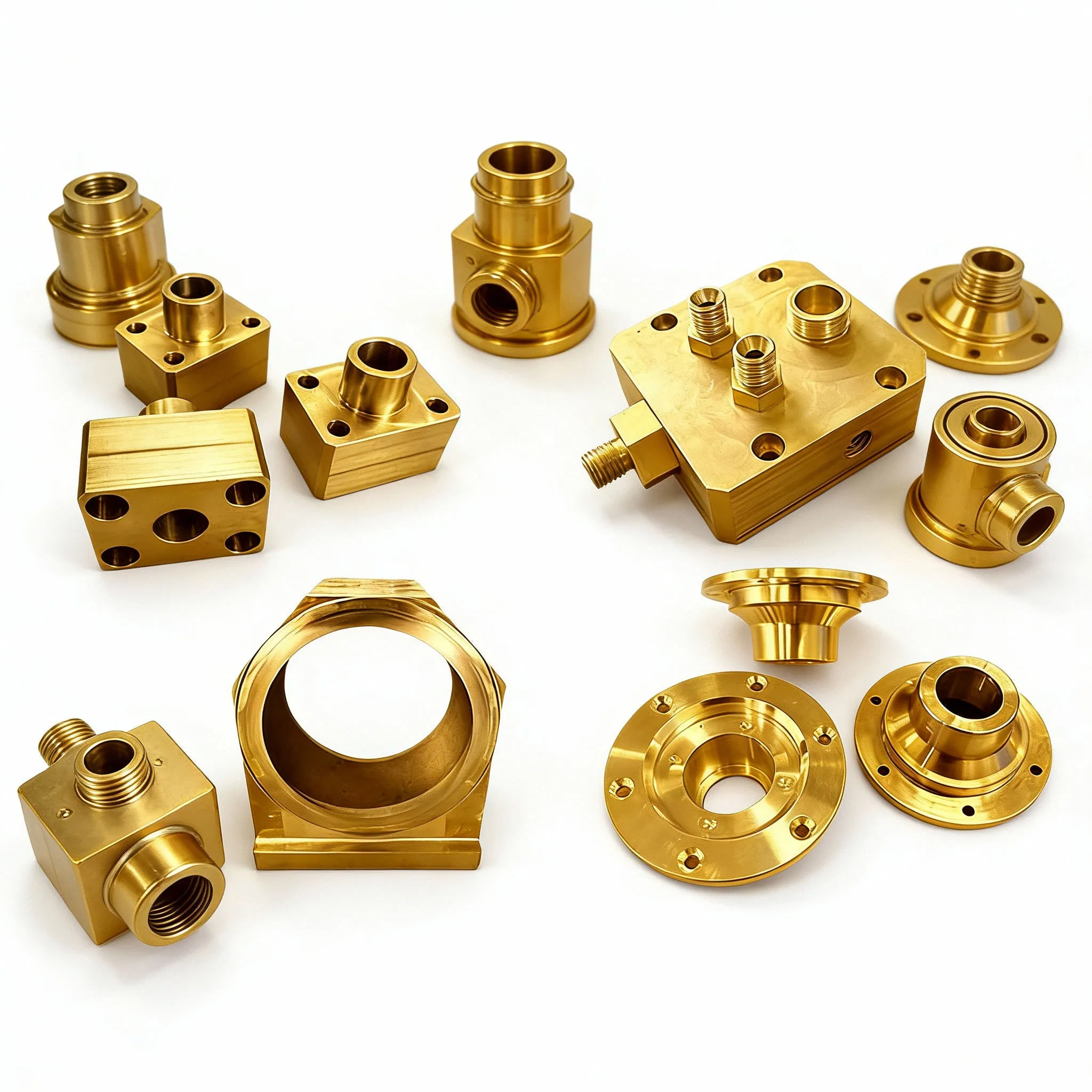 Custom High Accuracy Premium Alloy Steel Aluminum Copper Iron CNC Machined Milling Components for Precision Engineering Aerospace