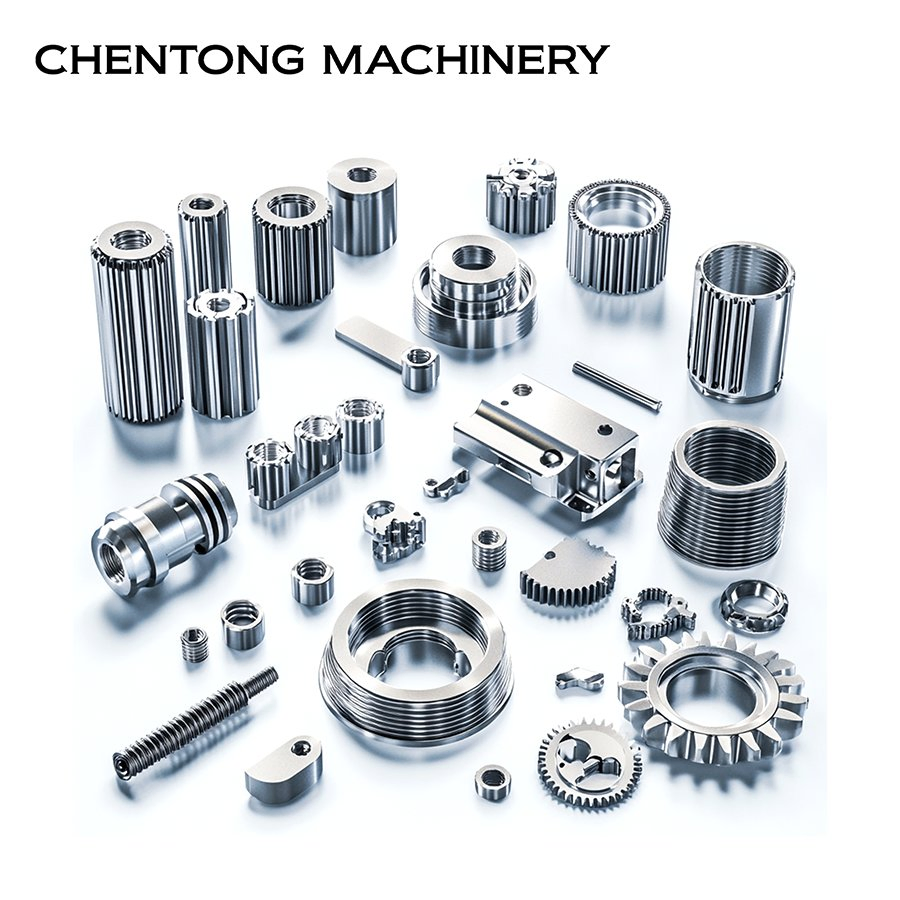 Multi-Axis Machining Parts Aluminum Titanium Alloy CNC Turning Milling Components Custom 3D Machining Services