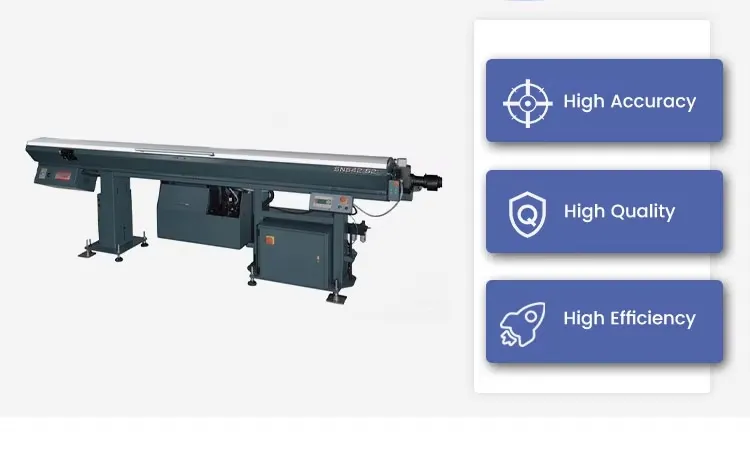 CNC Lathe Bar Feeder Detail