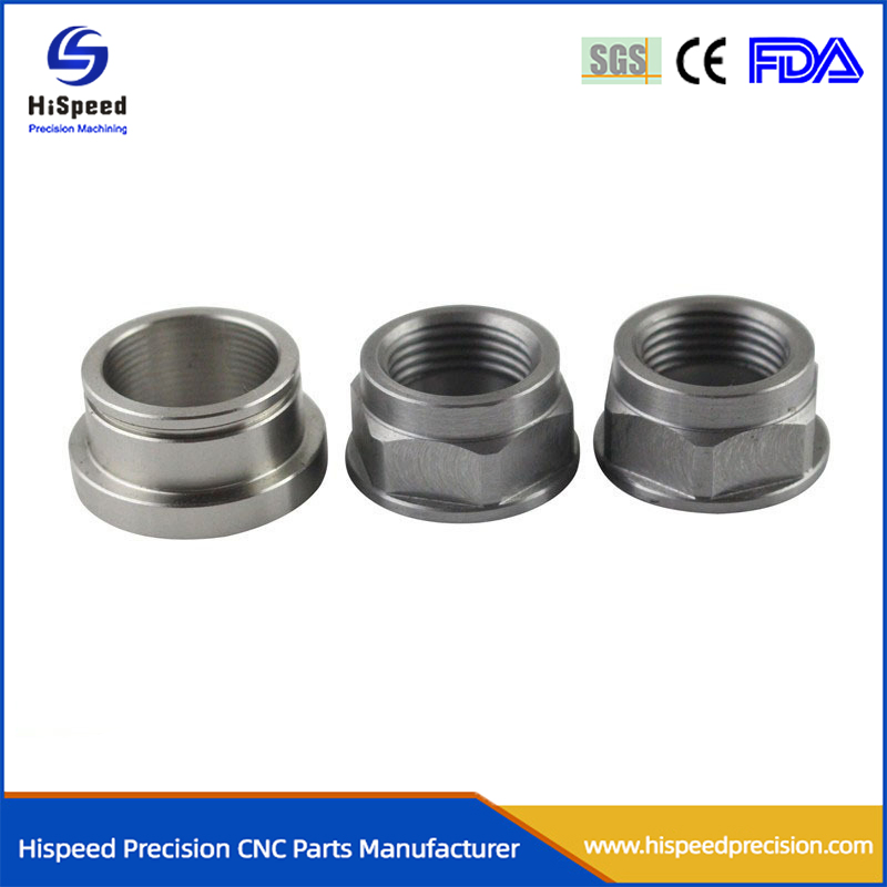 Customized Titanium Part Square Metal Plate Laser Engraving Texts by CNC Machining