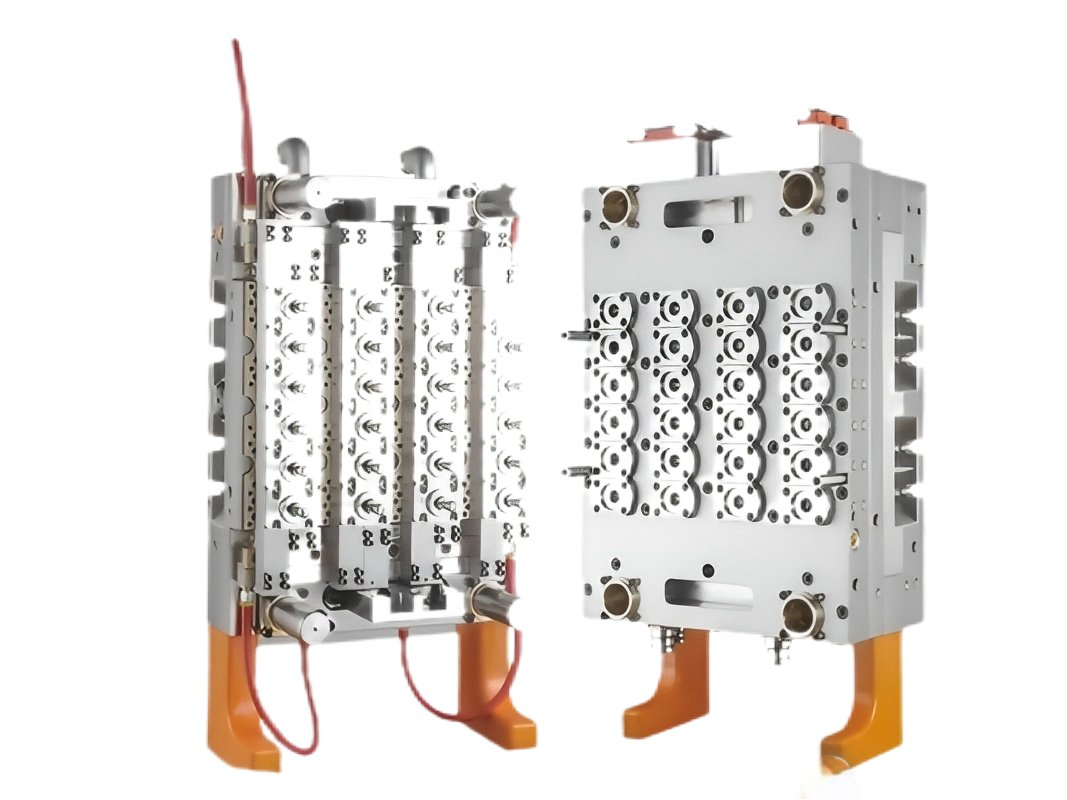 28-130mm 6g-400 Gram 4-72 Cavity 500ml Hot Runner Cosmetics Water Bottle Pet Preform Injection Mould / Wide Mouth Blow Molding Plastic Bottle Preform Mold