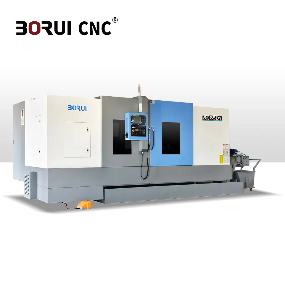 Br85dy Flexible Slant Bed CNC Lathe with Y Axis, Vdi 40 Tool Holders, and 0.2 Second Tool Index Time for High-Mix Low-Volume Production