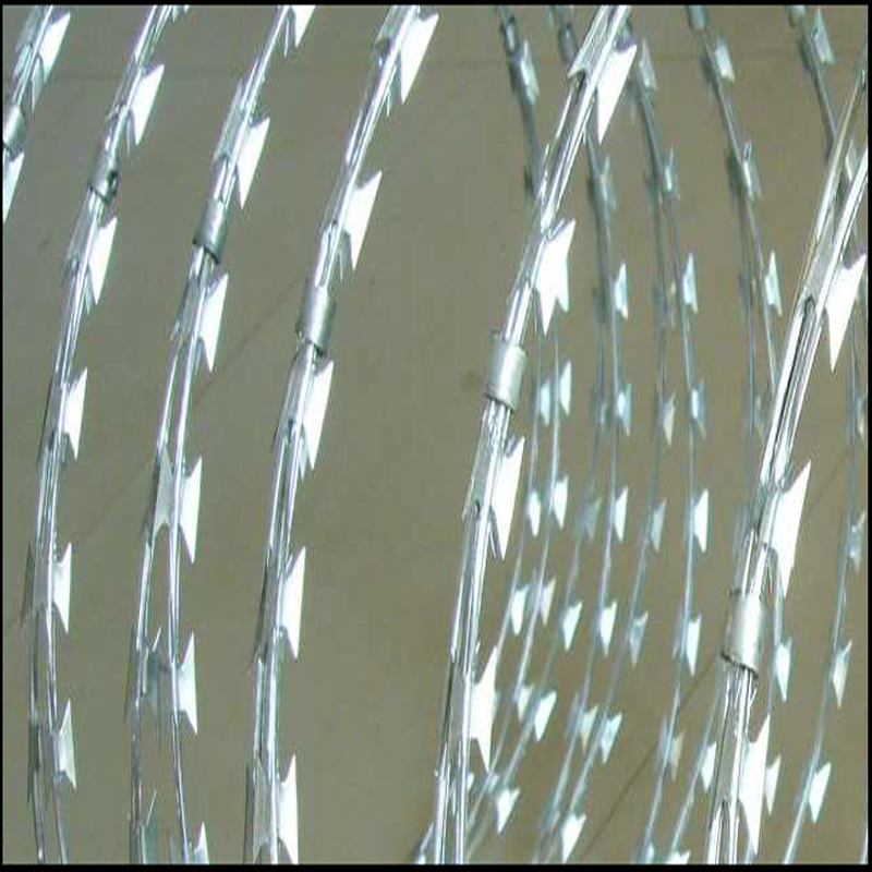 Heavy-Duty Concertina Razor Barbed Wire Security Fence System