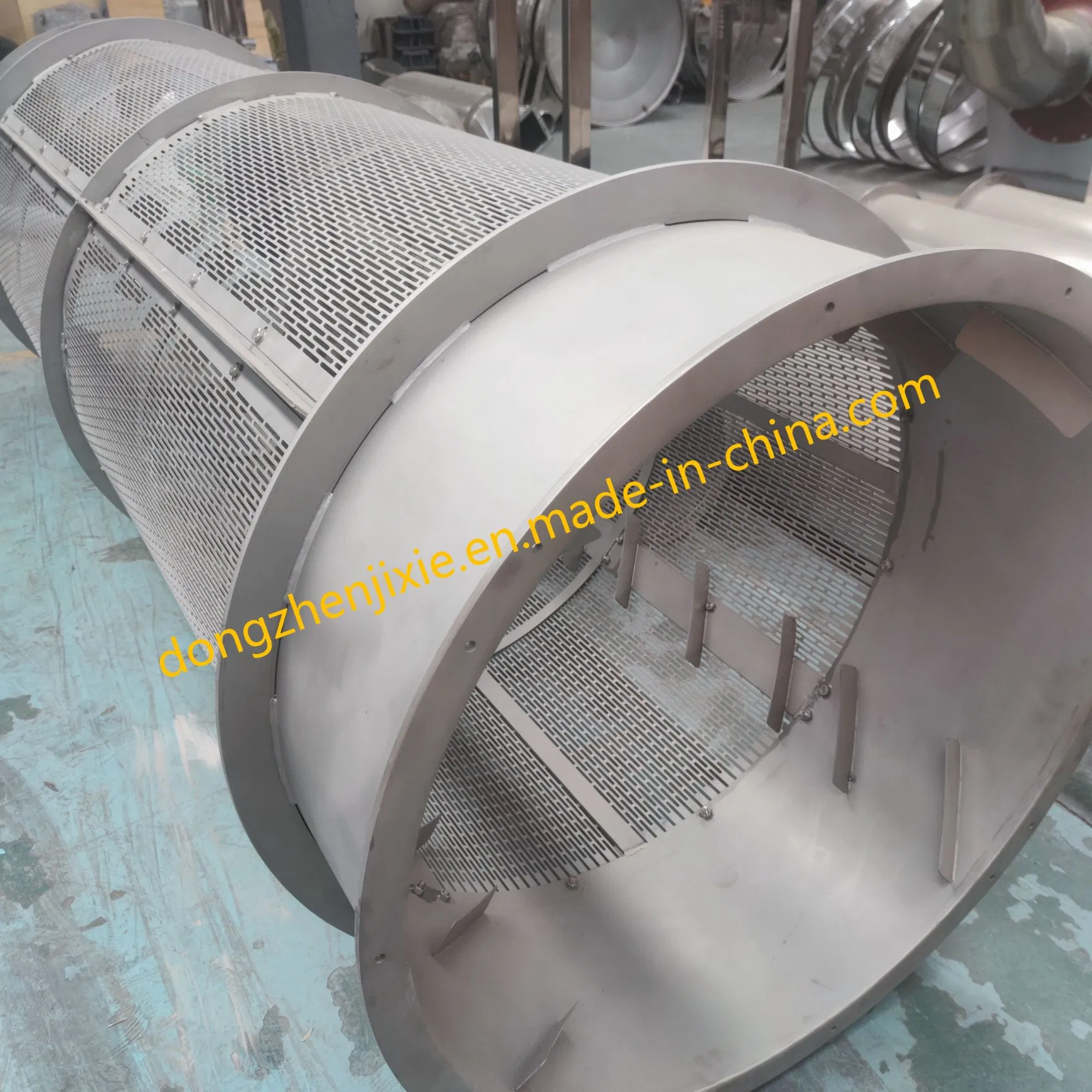 Dzjx Trommel Screen Powder Rotary Drum Screen Electric System