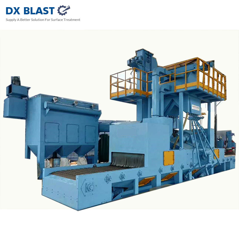 Advanced High-Performance Shot Blast System for Thorough &amp; Efficient Casting Part Surface Preparation with Wire Mesh Conveyor Type