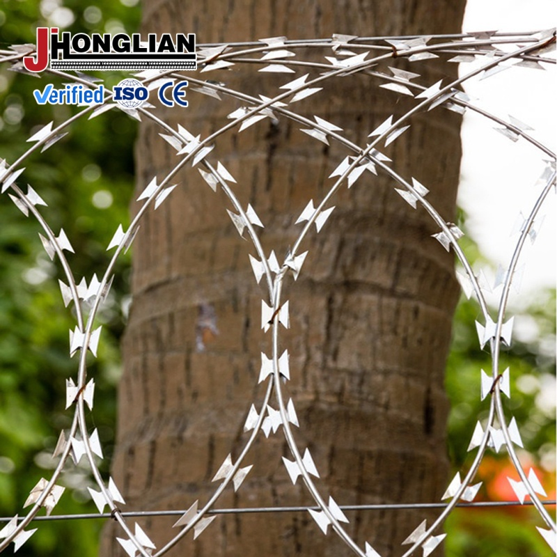 Airport Perimeter Anti-Intrusion Razor Barbed Tape Security System