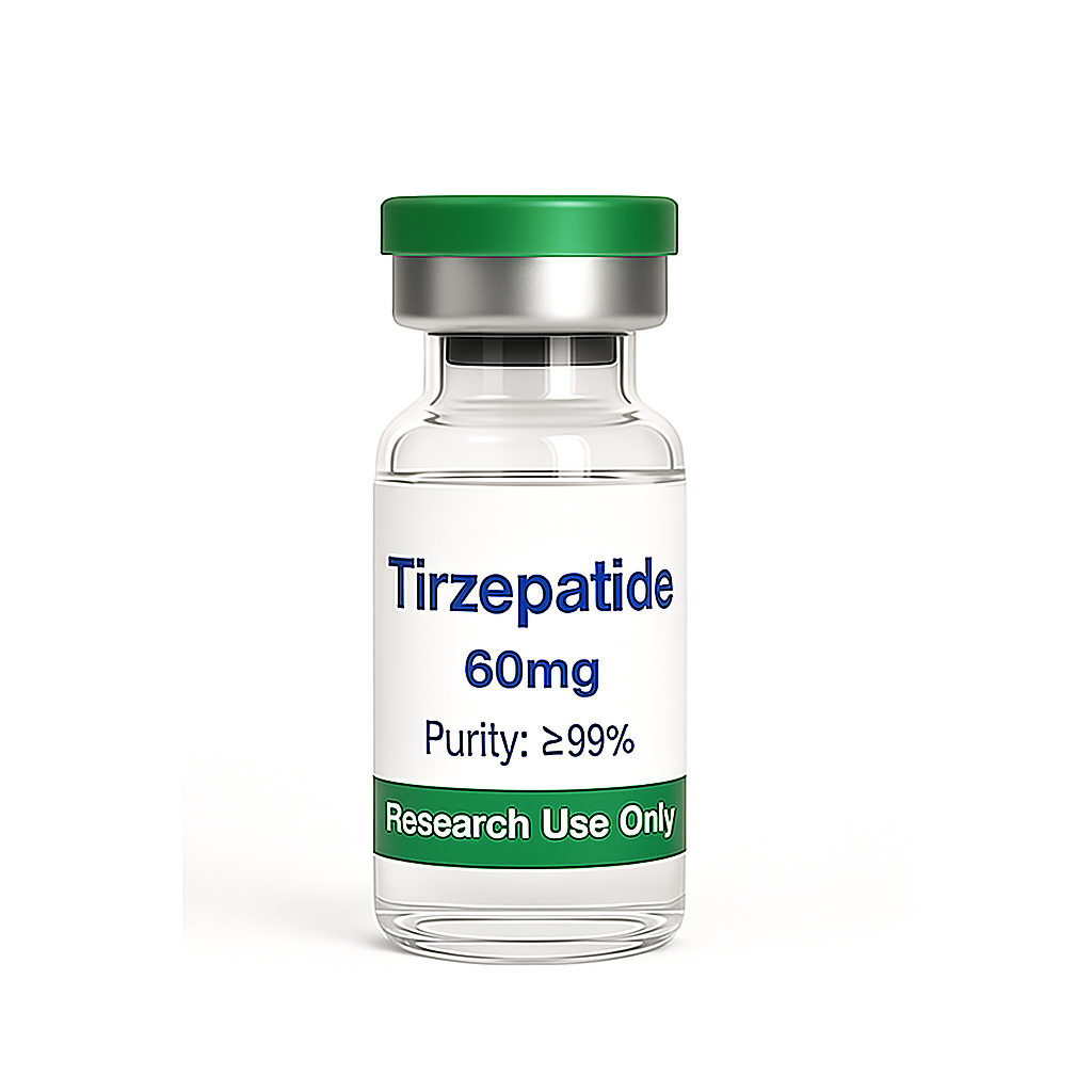 China Tirzepatide Lyophilized High Purity 99% Peptide Powder 60mg per vial for diabetes and weight loss Manufacturer, Manufacturers