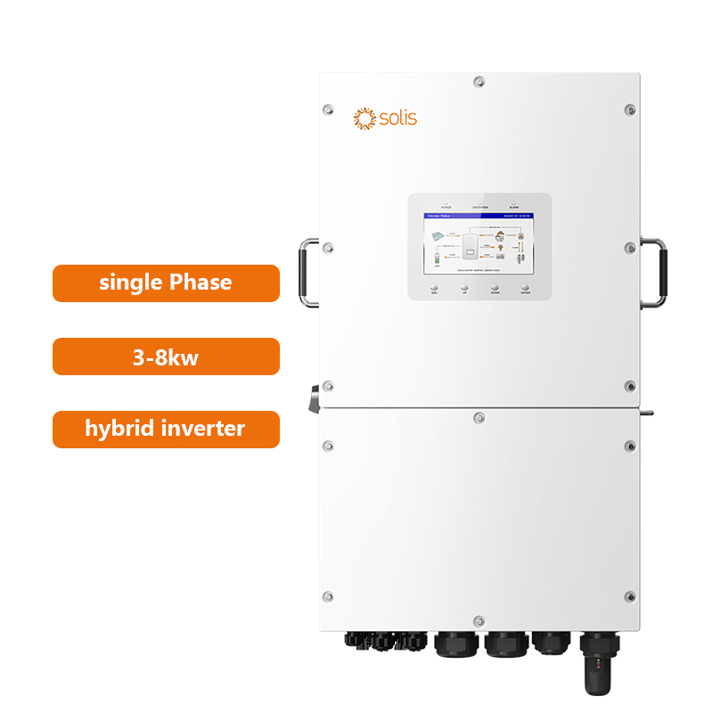 Solis Hybrid Solar Inverter S6-Eh1p (3-8) K-L-Plus 3kw 3.6kw 5kw 6kw 8kw Single Phase Low Voltage Energy Storage Inverter