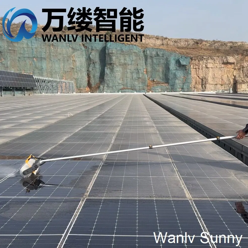 OEM Solar Panel Cleaning System Cost-Effective Solar Cleaning Solution Water-Fed Rotating Brush