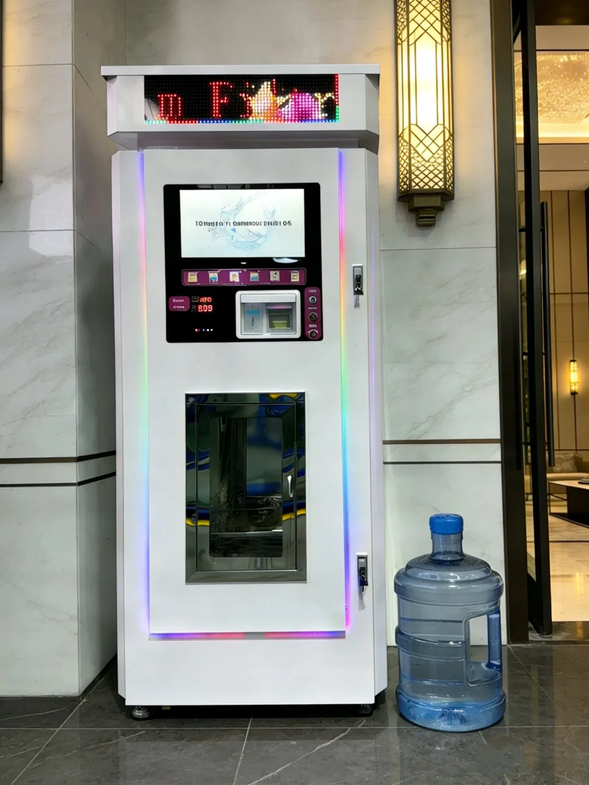 New Commercial Healthy Coin Qr Water Water Vending Machine with Reverse Osmosis System Purified Water Dispenser Cold Water Mineral Water