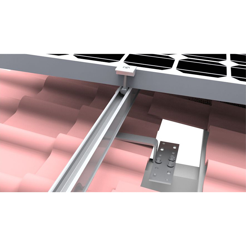 Solar Mounting Bracket Aluminum Alloy Flat Tile Roof Solar Panel Mount