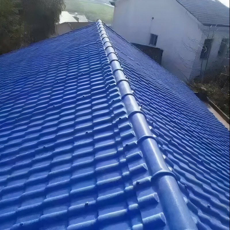 OEM/ODM Insulation Material Resistance Spanish ASA UPVC Resin Roofing Sheet Telha De PVC Roof Tile Shingle Teja De Panel Solar with Strong UV Protection