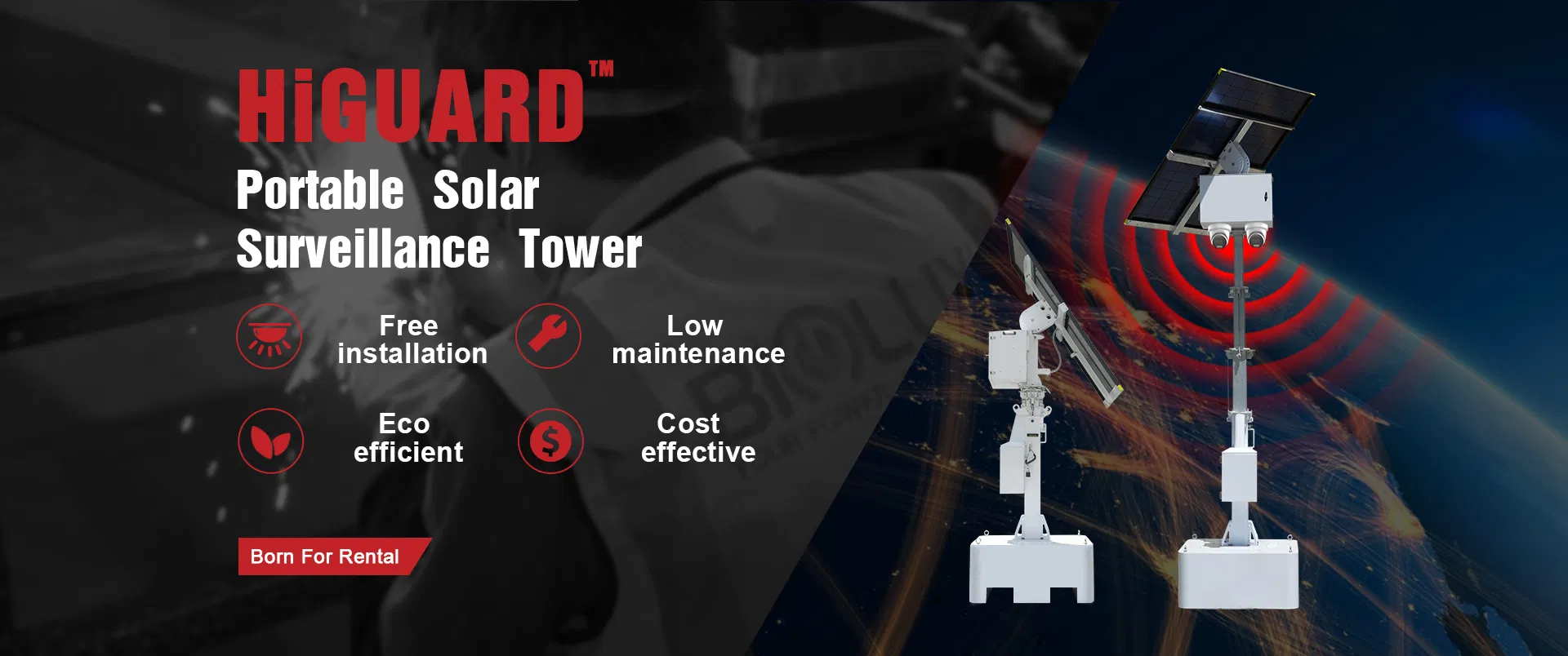 Solar Surveillance Tower