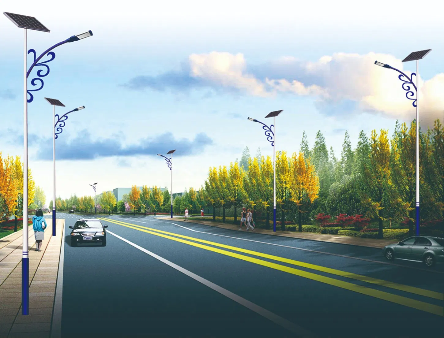 Durable Chinese Solar LED Street Lighting Solutions for Cities