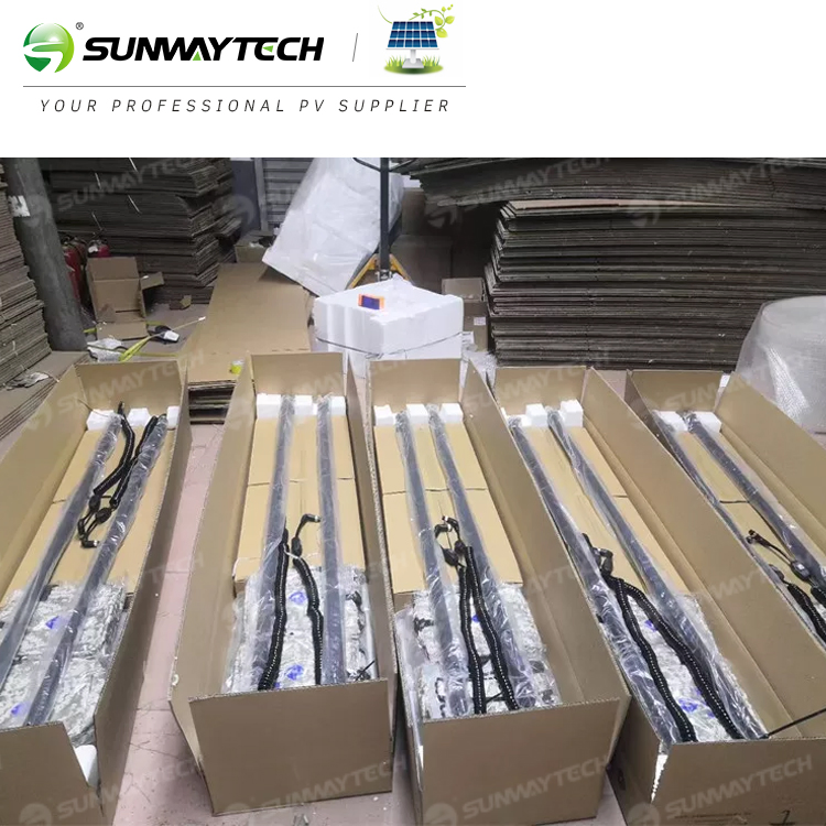 Sunway with Water Feeder Panel Cleaning Tolls Equipment Machine Solar Roof Tile Brush High Quality C21-7200