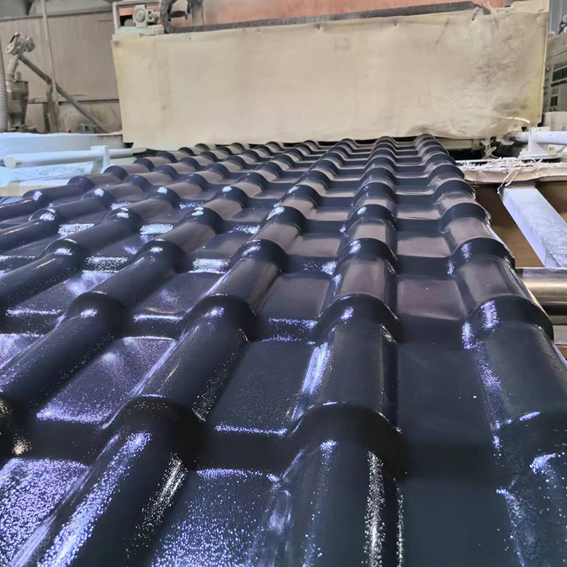 Professional Anticorrosion Waterproof Synthetic Resin PVC Roof Panel Plate Home Solar Clay Plastic UPVC Roofing Sheet Corrugated Color Tile
