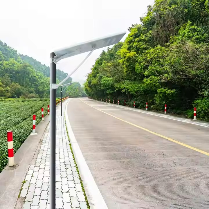 60W 150W UFO Hot Sale Integrated Street Lamp Lighting Time in Smart Cities Road Outdoor All in One LED Solar Street Light