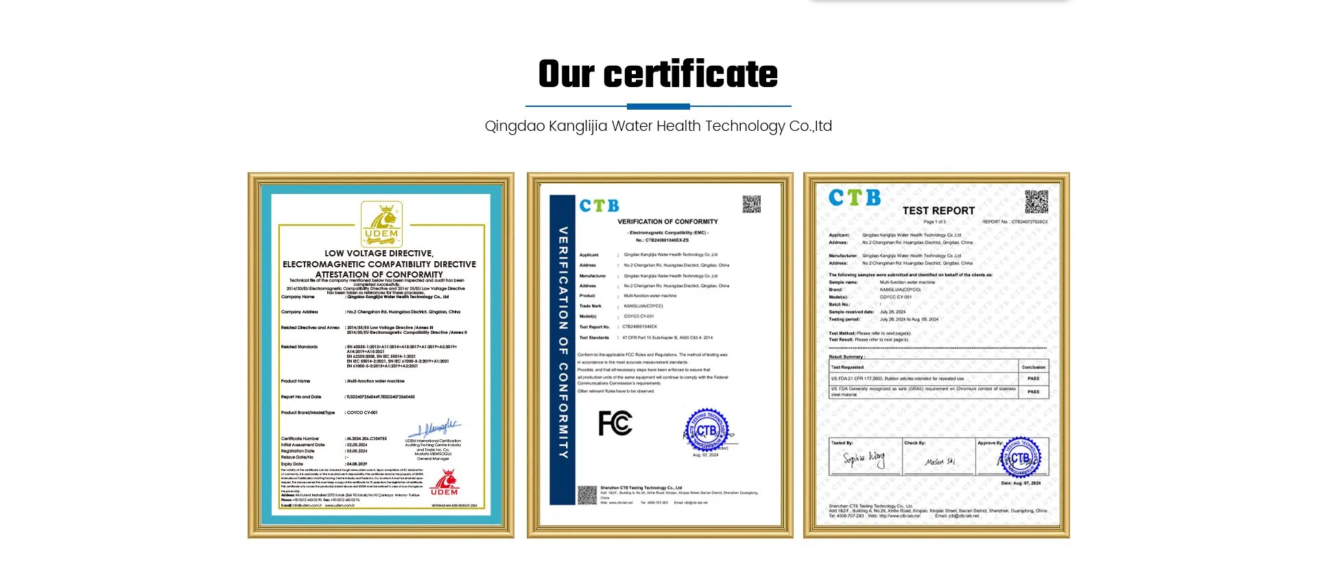 Certificates 1