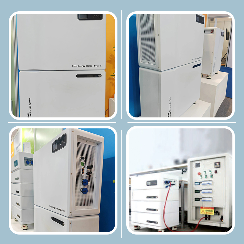 Hybrid Solar Energy System Stackable LiFePO4 Battery Storage All-in-One 5-30kw Complete Kit