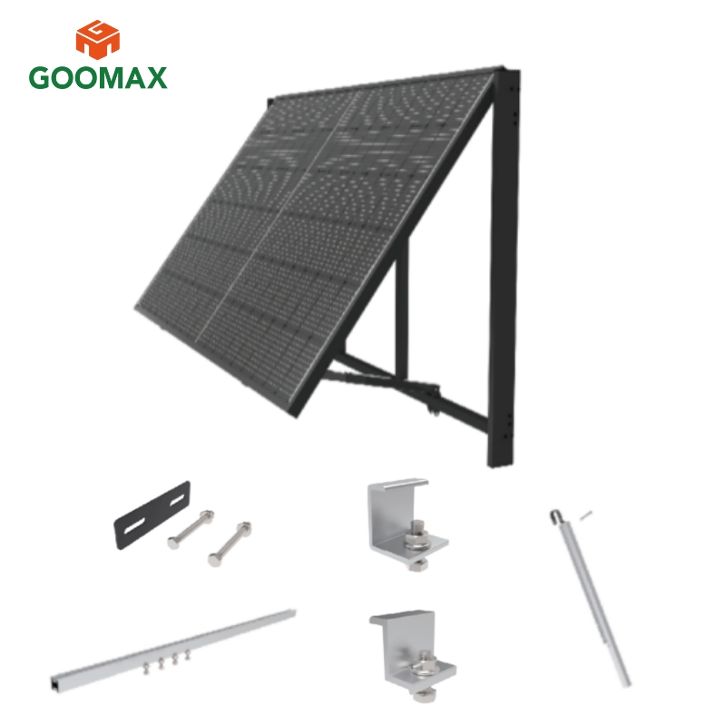 Goomax Compact Balcony Solar Panel Mount Solar Panel for Condo Balcony Space-Saving Solutions