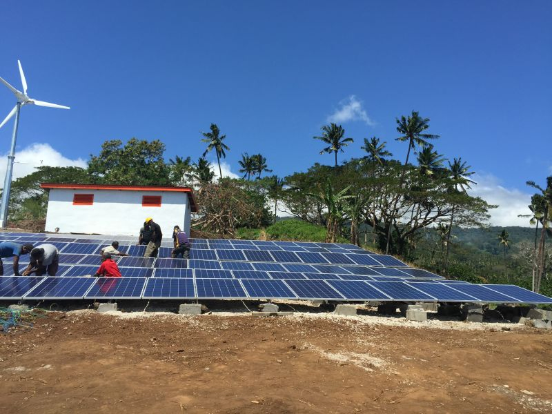 Professional off Grid System Solution Plan with Solar Wind Hybrid Power Supply