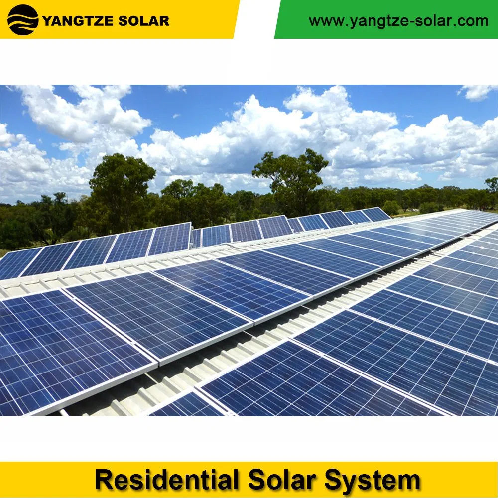 Yangtze Solar Panel System Commercial 200kw Solar Grid Tied Complete System