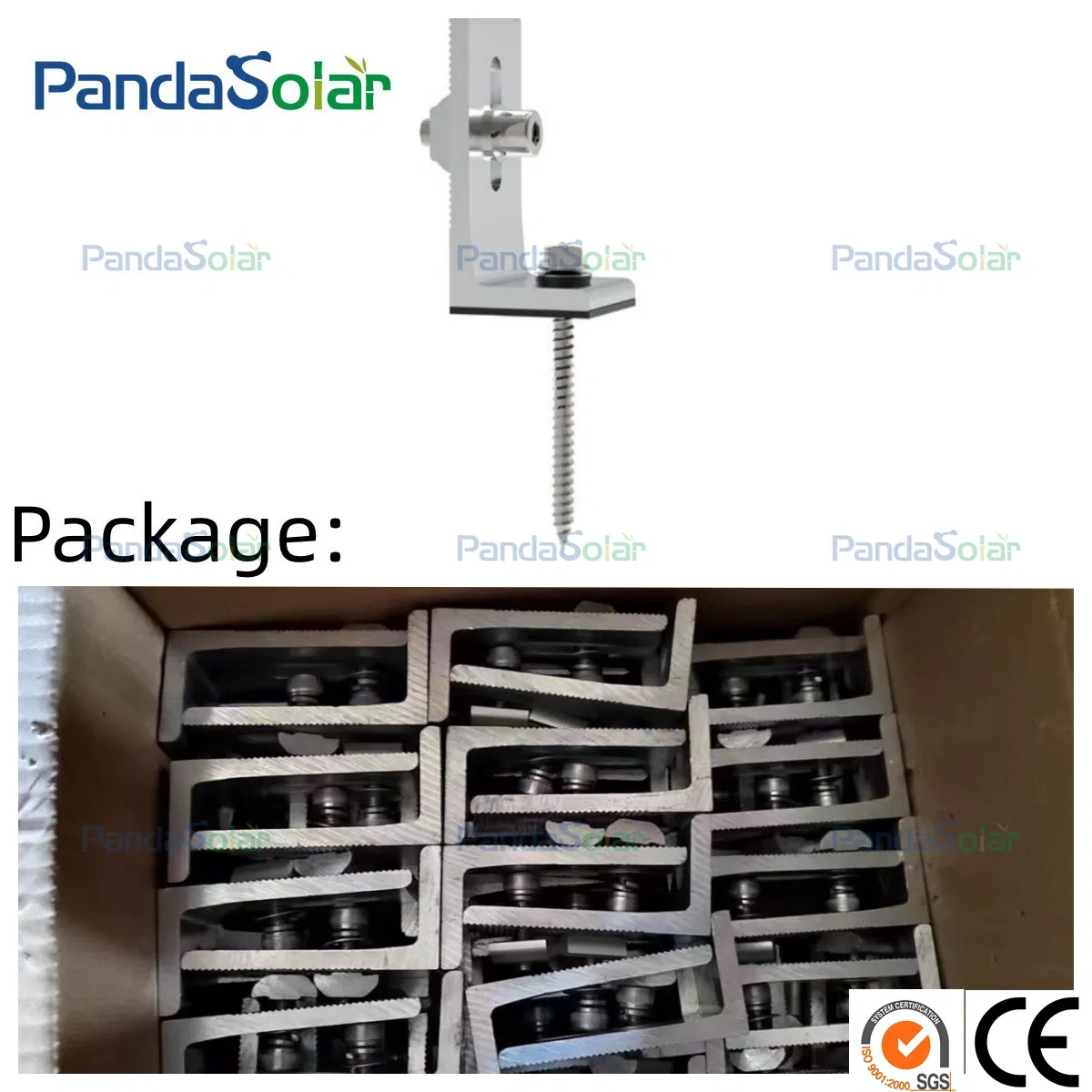 High Quality Watertight Flashing Seal for Flat Roof Solar Panel Mounting Fixing L Foot