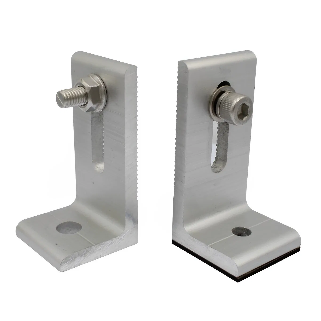 Corrugated Metal Roof Mounting Accesories Brackets 22kw Solar Panel System PV Aluminum Mount