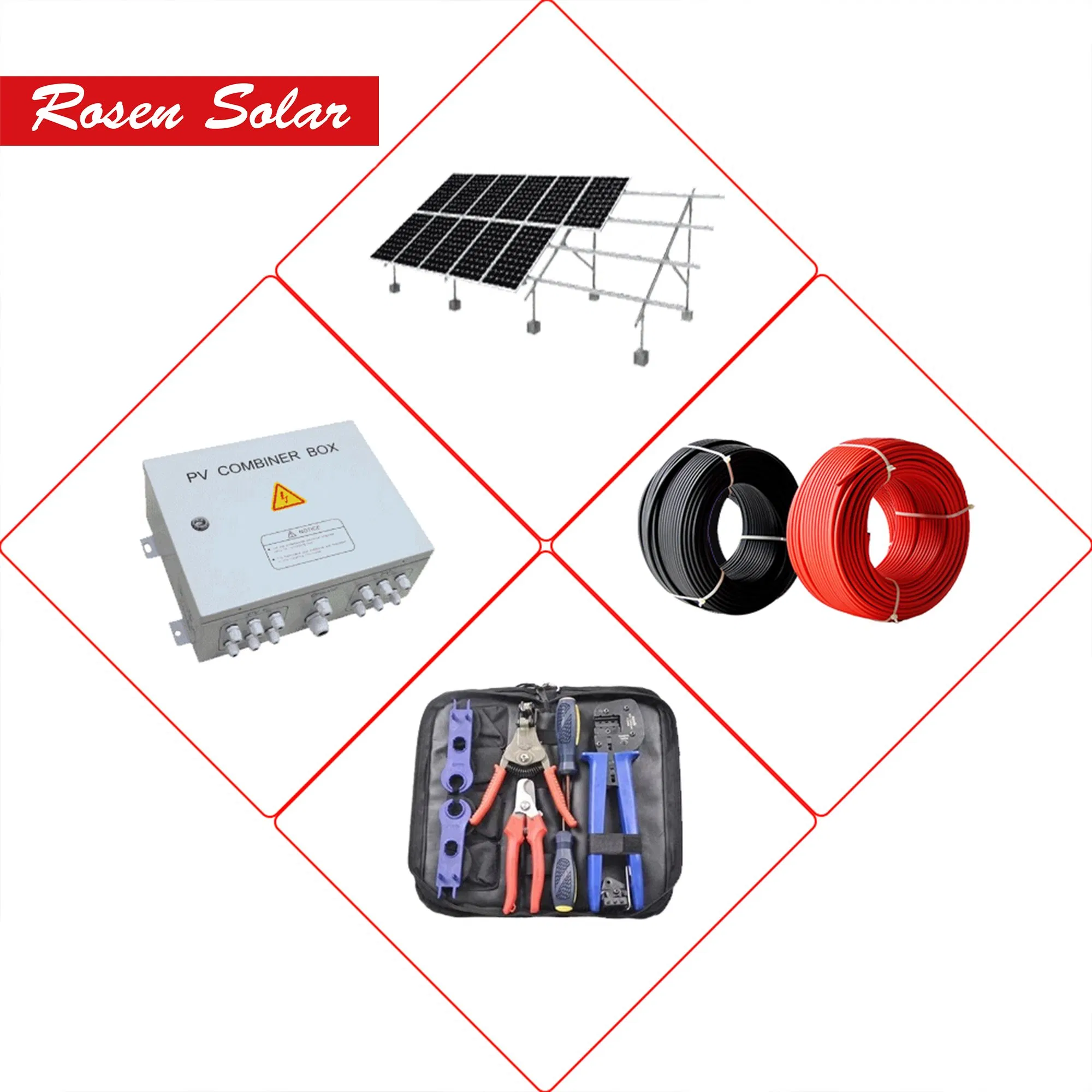 Grid Tied Hybrid Solar Energy System 5kw 10kw 15kw 20kw Price