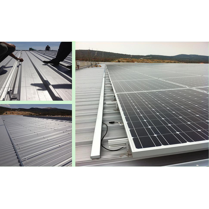 Solar Mounting Bracket Aluminum Alloy Flat Tile Roof Solar Panel Mount