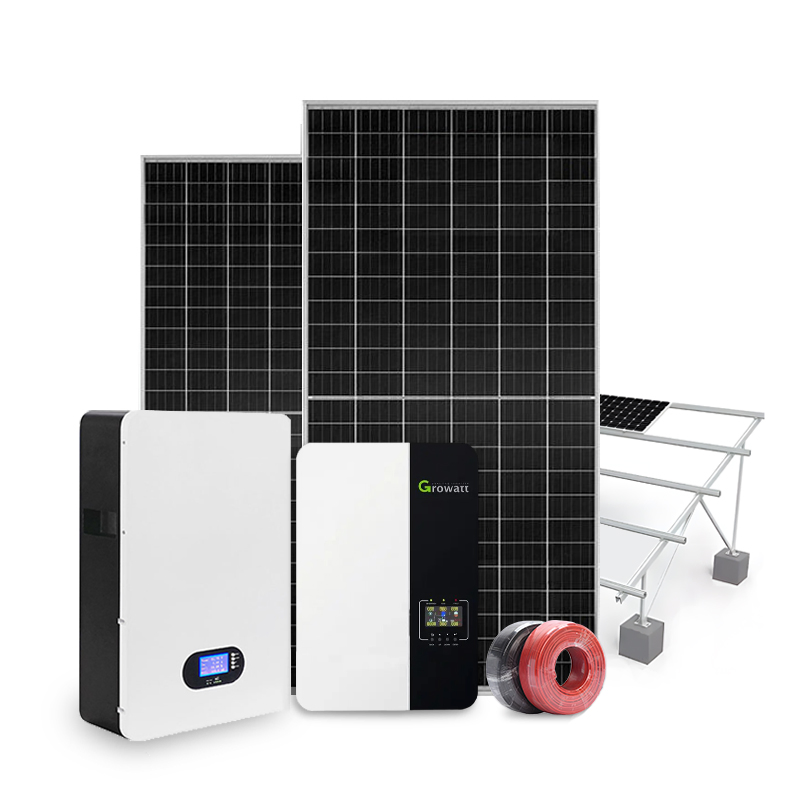 Residential 5kw 10kw 30kw Complete Solar Panel Kit for Home off Grid Solar Power System Lead Acid Battery
